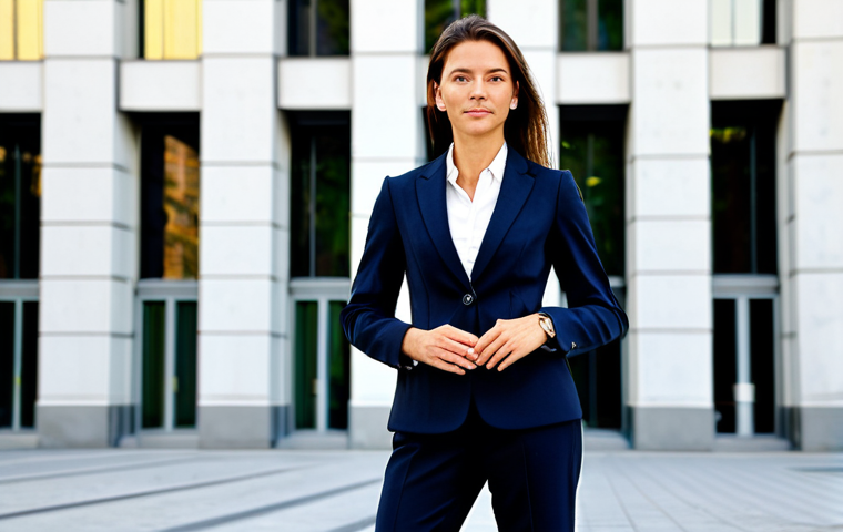 남아프리카 공화국 신용카드 사용 가능 여부 - Business Professional**
"A professional businesswoman in a tailored business suit, standing confide...